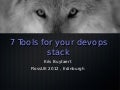 7 tools for your devops stack