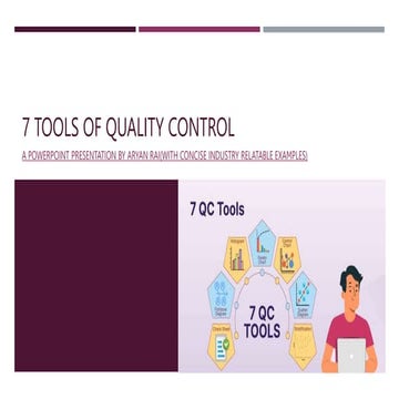 Seven tools of quality control.slideshare | PPTX
