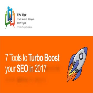 7 tools to turbo boost your SEO in 2017