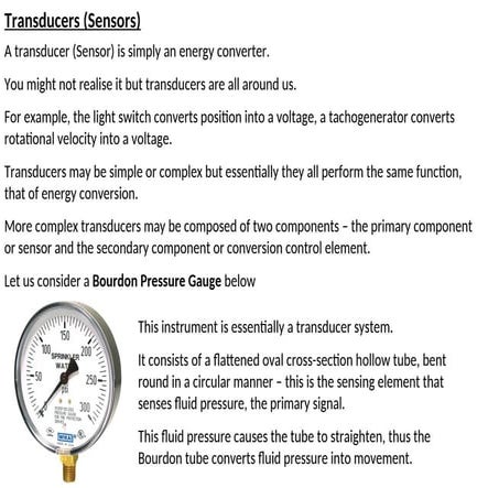 Transducers used in Control Systems for HNC Unit 16.ppt