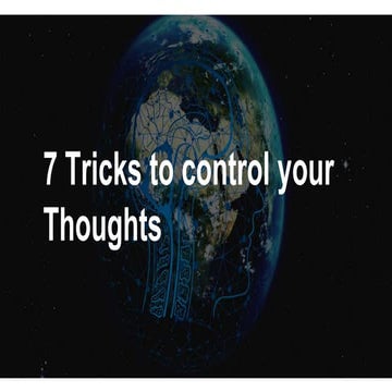7 tricks to control mind
