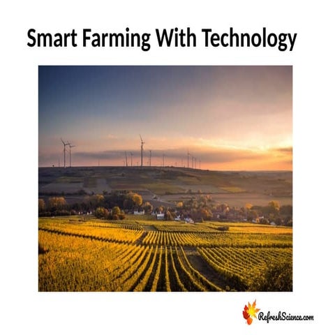 Smart Farming With Technology.pptx ppt 1 | PPTX