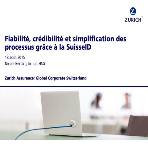 SuisseID Forum 2015 | Force obligatoire, crédibilité et simplification des pr...