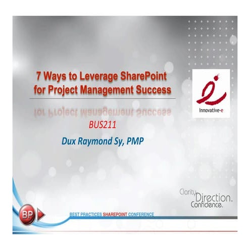 7 Ways to Leverage SharePoint for Project Management Success