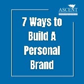 7 Ways to Build A Personal Brand | PDF