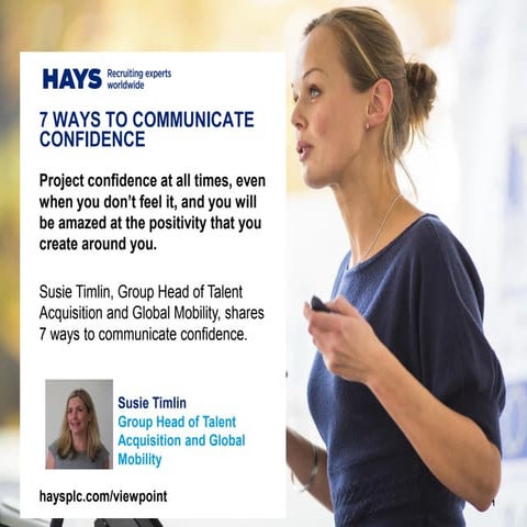 7 Ways to Communicate Confidence