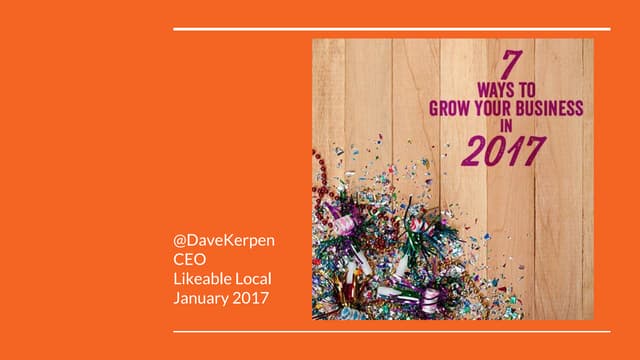 7 ways to grow your business in 2017
