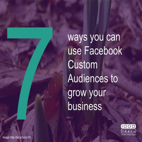 7 ways you can use Facebook Custom Audiences to grow your business