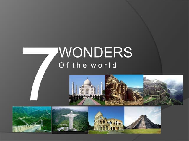 7 wonders of the world | PPSX
