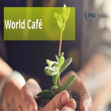 World Café presentation at the Expert Exchange at Weickmann & Weickmann