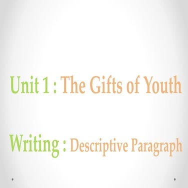 WRITING Descriptive Paragraph PPT.pptx