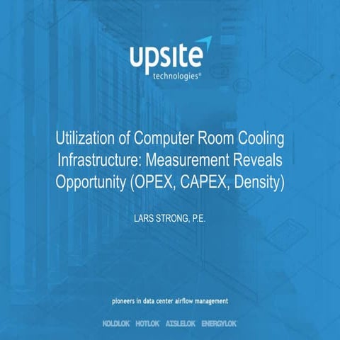 Utilization of Computer Room Cooling Infrastructure: Measurement Reveals Oppo...