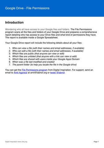 Who Can See your Google Drive Files