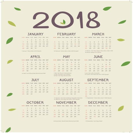 Free Printable - Kalender Dinding 1 | PDF