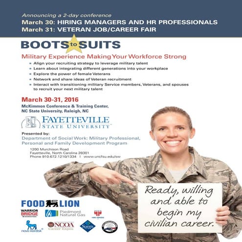 Boots to Suits Conference | PDF
