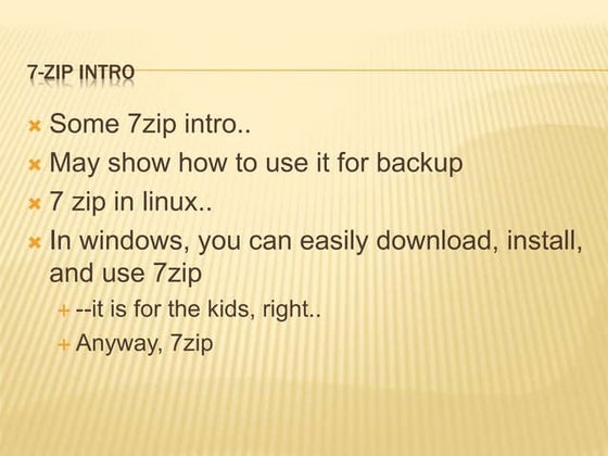 7-zip compression settings guide | PDF