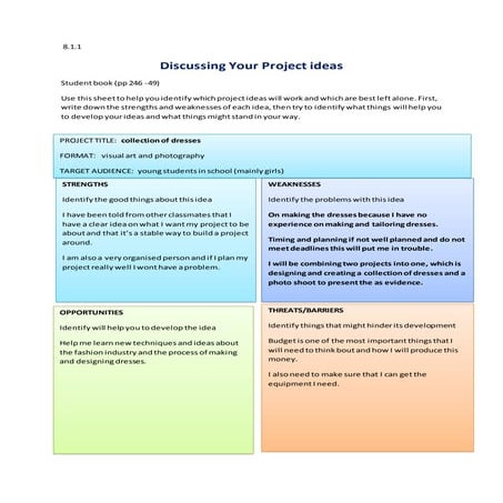 8.1.1 discussing project ideas