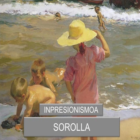 Sorolla. Inpresionismoa