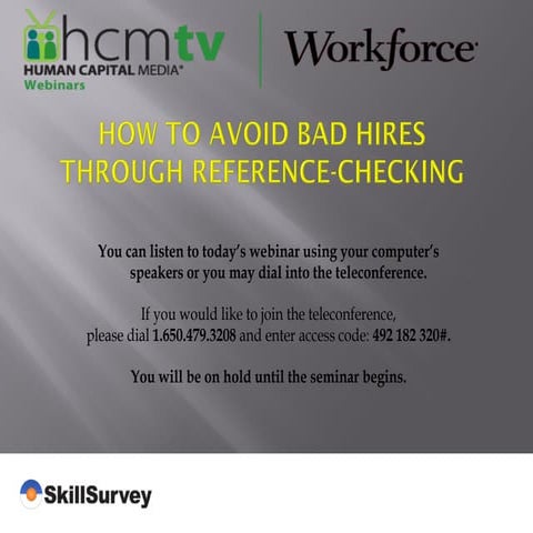 How to Avoid Bad Hires Through Reference-Checking