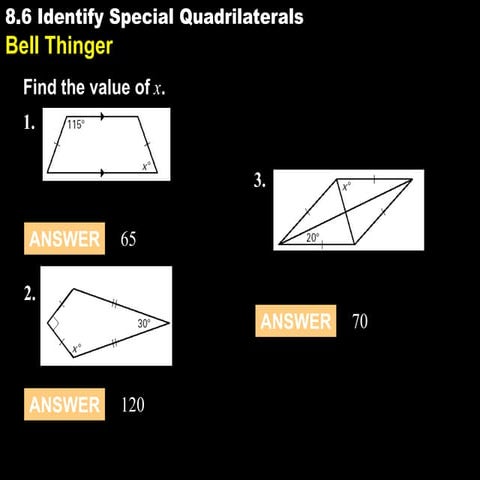 8.6 identify special quadrilaterals