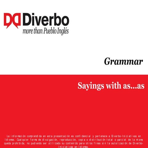  sayings with as...as