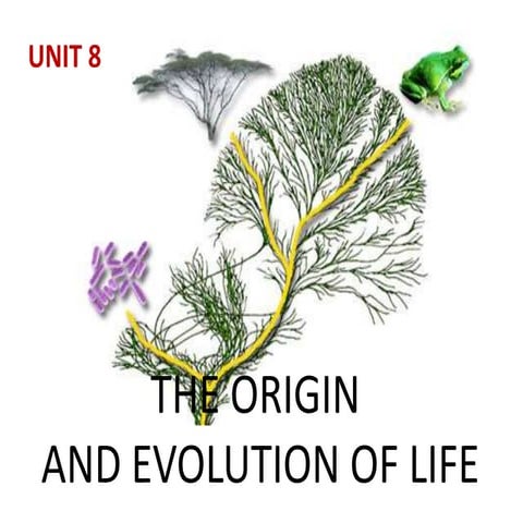8. origin of life & evolution