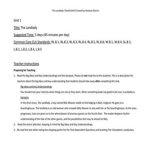 8. landlady. lesson (1)