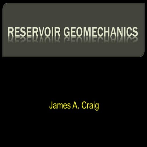 Reservoir Geomechanics