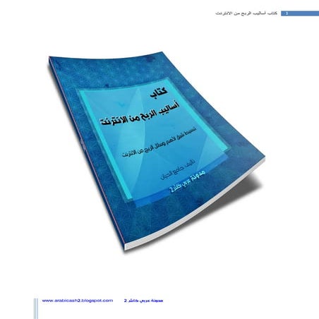 كتاب اساليب الربح من الانترنت