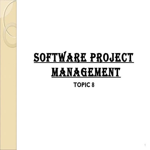 8.project management chapter 8