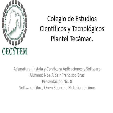 8.  software libre, open source e historia de linux
