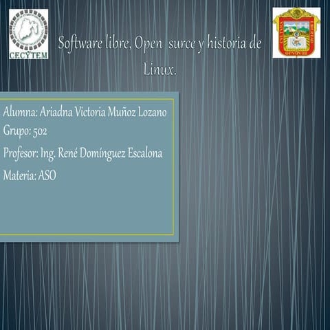 8. software libre, open surce y historia de linux.