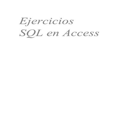 8.ejercicios SQL access
