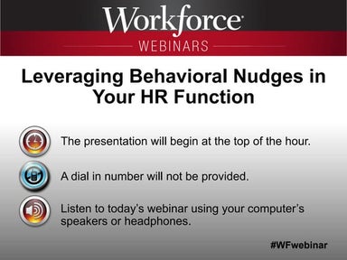 Leveraging Behavioral Nudges in Your HR Function
