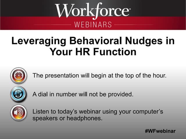 Leveraging Behavioral Nudges in Your HR Function
