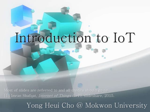 Introduction to IoT
