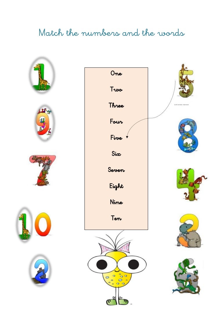 worksheet numbers
