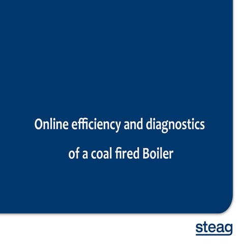 Online Efficiency Monitoring and Diagnostics in Coal Fired Boiler