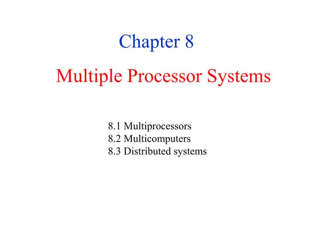 multi processors