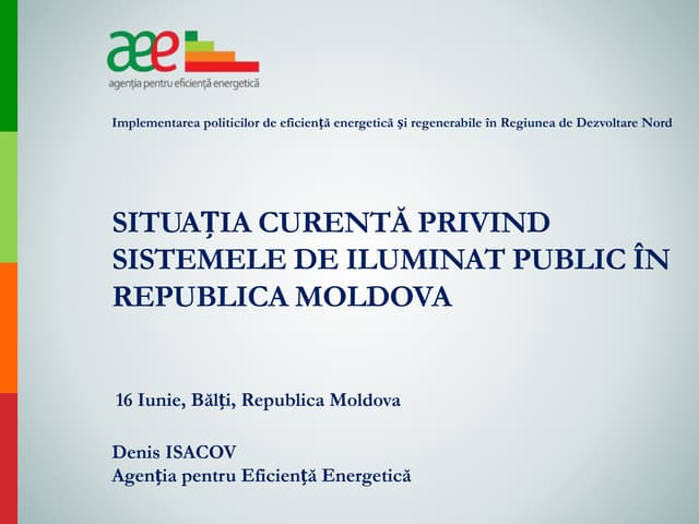 Situația curentă privind Sistemele ...