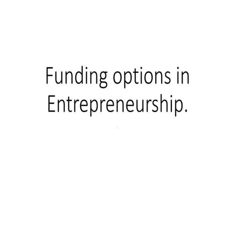 8. funding option | PPT