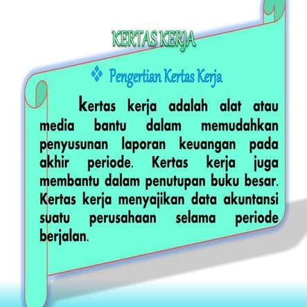 8. kertas kerja