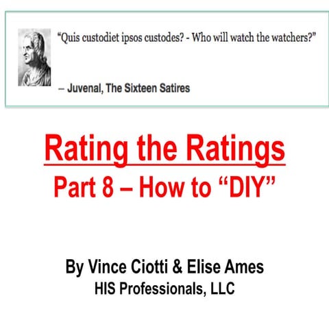 8. diy rating