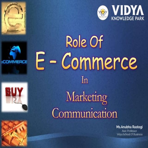 E-Commerce in Marketing Communications 
