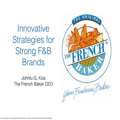 The Business of F&B Innovation - Johnlu Koa