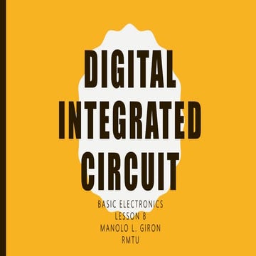 8. digital integrated circuit