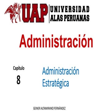 Administracion Estrategica - capitulo 8 - Robbins