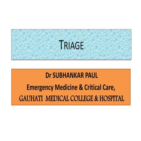 TRIAGE
