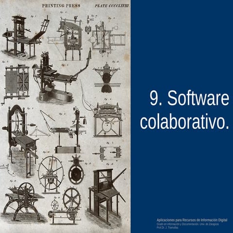 9. Software colaborativo