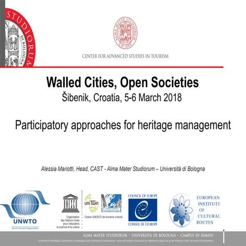 Walled Cities, Open Societies - 2nd meeting of the Regional Network on the Ma...